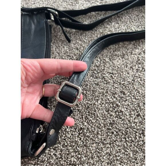 Black Great American Leatherworks Patchwork Handbag - Picture 9 of 10